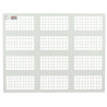 Grille menuiserie vent"x" 600