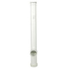 Siphon simple blanc, sortie horizontale avec bouchon polyfusé anti odeur