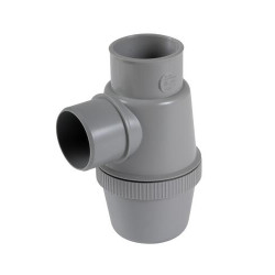 Siphon lavabo entrée verticale Ø50