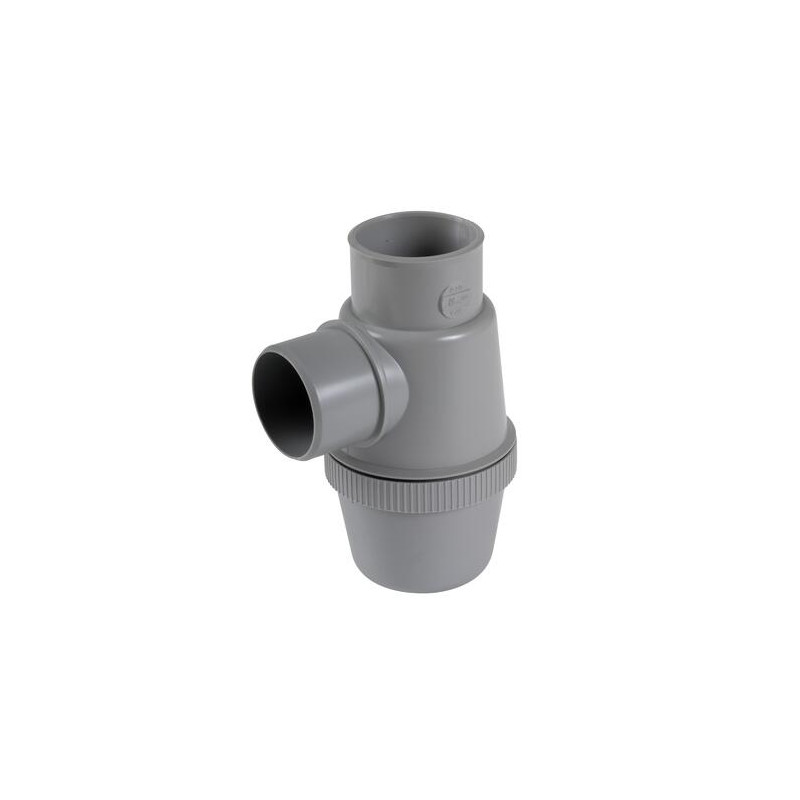 Siphon lavabo entrée verticale Ø50