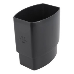 Manchette OVATION® en TECHTAN®, Mâle-femelle, descente 105x76, LG38, anthracite