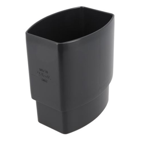 Manchette OVATION® en TECHTAN®, Mâle-femelle, descente 105x76, LG38, anthracite