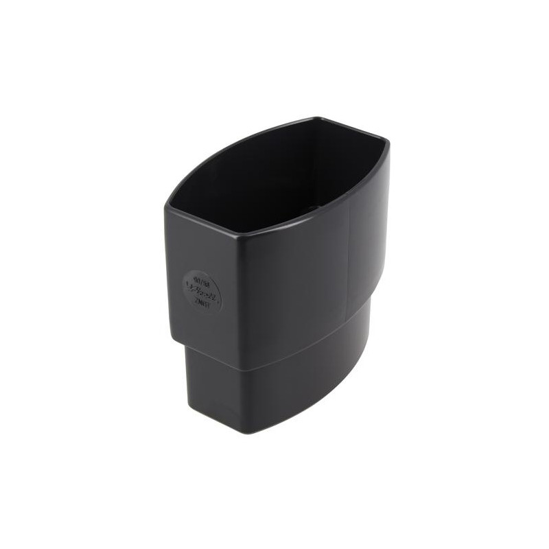 Manchette OVATION® en TECHTAN®, Mâle-femelle, pour tube descente ovoïde 90x56, anthracite
