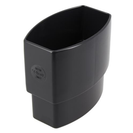 Manchette OVATION® en TECHTAN®, Mâle-femelle, pour tube descente ovoïde 90x56, anthracite
