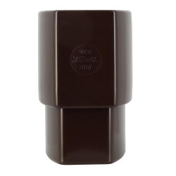 Manchette OVATION® en TECHTAN®, Mâle-femelle, descente de gouttière 90x56, marron