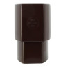 Manchette OVATION® en TECHTAN®, Mâle-femelle, descente de gouttière 90x56, marron