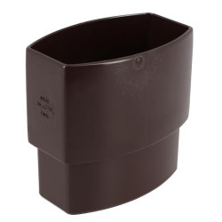 Manchette OVATION® en TECHTAN®, Mâle-femelle, descente de gouttière 90x56, marron