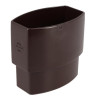 Manchette OVATION® en TECHTAN®, Mâle-femelle, descente de gouttière 90x56, marron