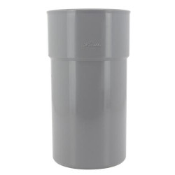 Manchette, Ø 100 mm, mâle-femelle, à coller, gris, en PVC