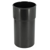 Manchette cylindrique Ø 100, graphite, pour tube de descente