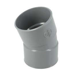 Coude, femelle-femelle à 20°, à coller, en PVC