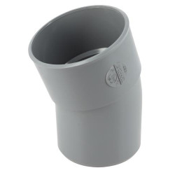 Coude, mâle-femelle à 20°, à coller, en PVC