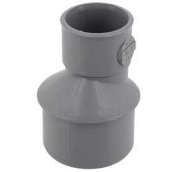 Réduction extérieure excentrée, mâle-femelle, à coller, en PVC