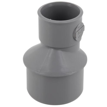 Réduction extérieure excentrée, mâle-femelle, à coller, en PVC