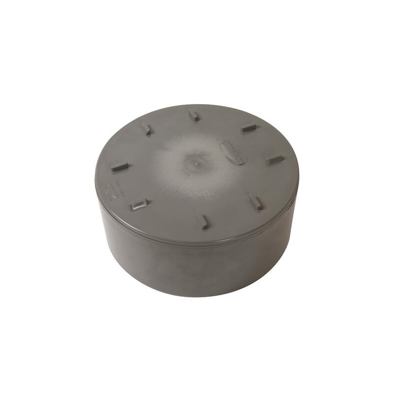 Tampon baïonnette CR4 Ø250 Femelle Joint Standard Gris