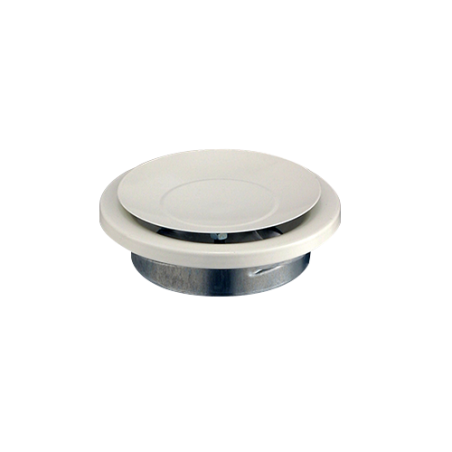 Bouche evac. clapet 20 blanc
