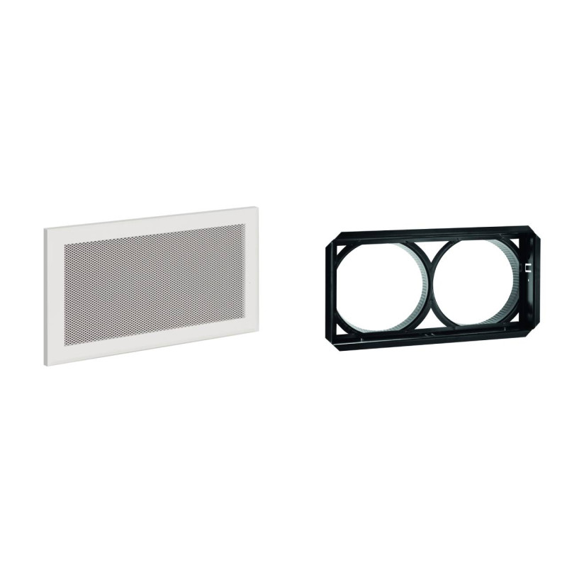 Grille CLA. 35x20 B125 blanc