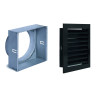 Grille perforée 20x20 B150 noir
