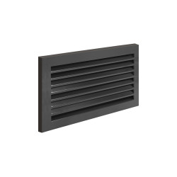 Grille perforée H 35x20 noir