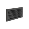 Grille perforée H 35x20 noir