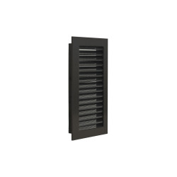 Grille perforée V 35x20 noir
