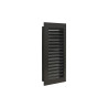Grille perforée V 35x20 noir