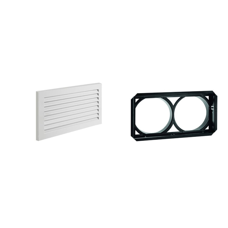 Grille perforée 35x20 B125 blanc