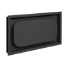 Grille air 44x25 noir