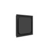 Grille air pellet 18x18 noir