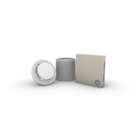 Kit air indirect D100 blanc
