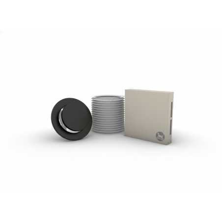 Kit air indirect D100 noir