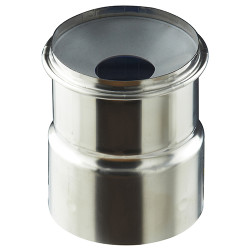 À air étanche memb.flex 75- 95 Dualis E.I, Ø100, non peint
