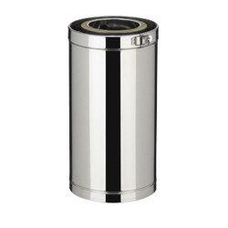 Élément droit 450 inox Efficience