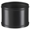 Adaptateur H500 buse HWAM Efficience, Ø150, noir RAL 9034