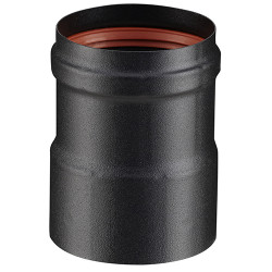 À buse air étanche joint flexible Efficience, Ø125, noir grainé mat RAL 9030