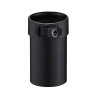 Adaptateur poêle stove italy PGI, Ø80, noir grainé mat RAL 9030