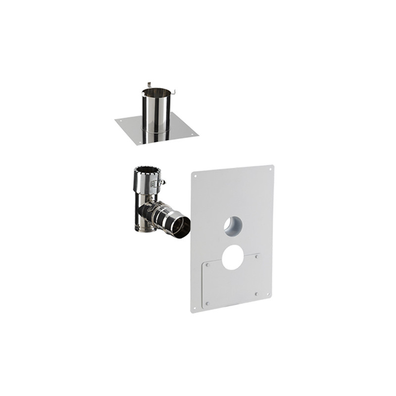 Kit carré PAH FL 130 PGI, Ø80, non peint