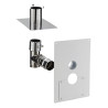 Kit rectangulaire PAH FL 130 PGI, Ø80, non peint