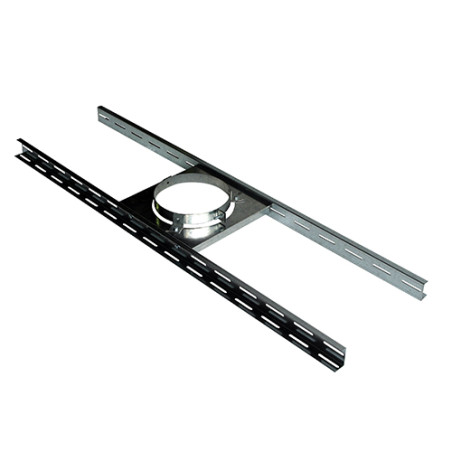 Support sur plancher 230 Inox-Galva, non peint