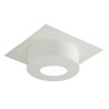 Finition plafond carrée H120 Inox-Galva