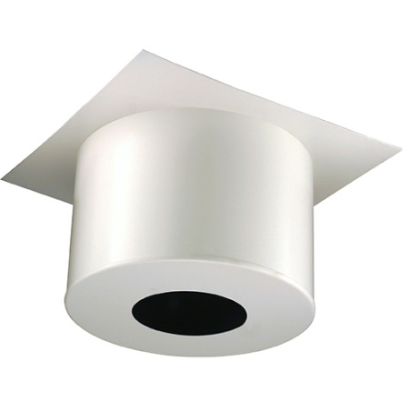 Finition plafond carrée H220 Inox-Galva