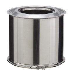 Élément droit inox 250 Inox-Inox
