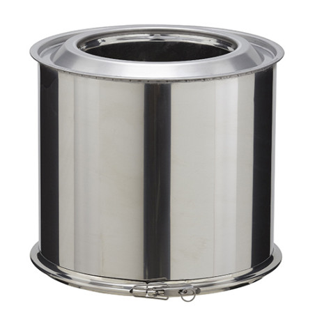 Élément droit inox 250 Inox-Inox