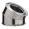 Élément de coude inox 30° Inox-Inox