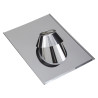 Solin inox 0 à 15° ardoise Inox-Inox