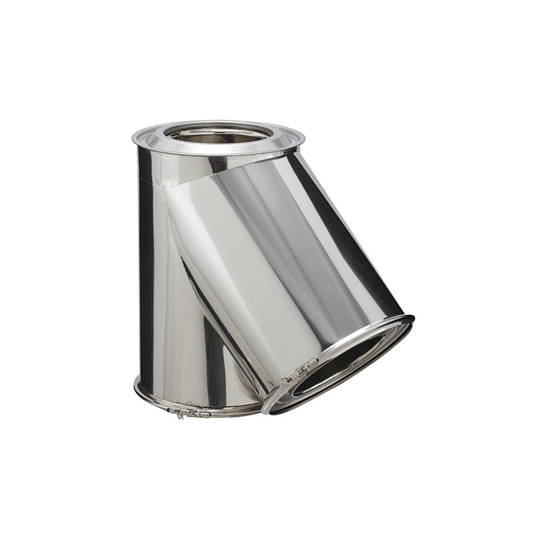 Té isolé inox à 135° Inox-Inox