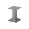 Rallonge ancrage mur 40 cm BT 3M Therminox TI, aluminium blanc RAL 9006