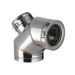 Coude 90° trappe visite Therminox TI