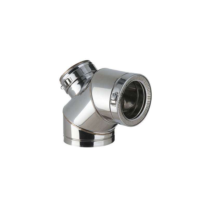Coude 90° trappe visite Therminox TI