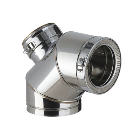 Coude 90° trappe visite Therminox TI